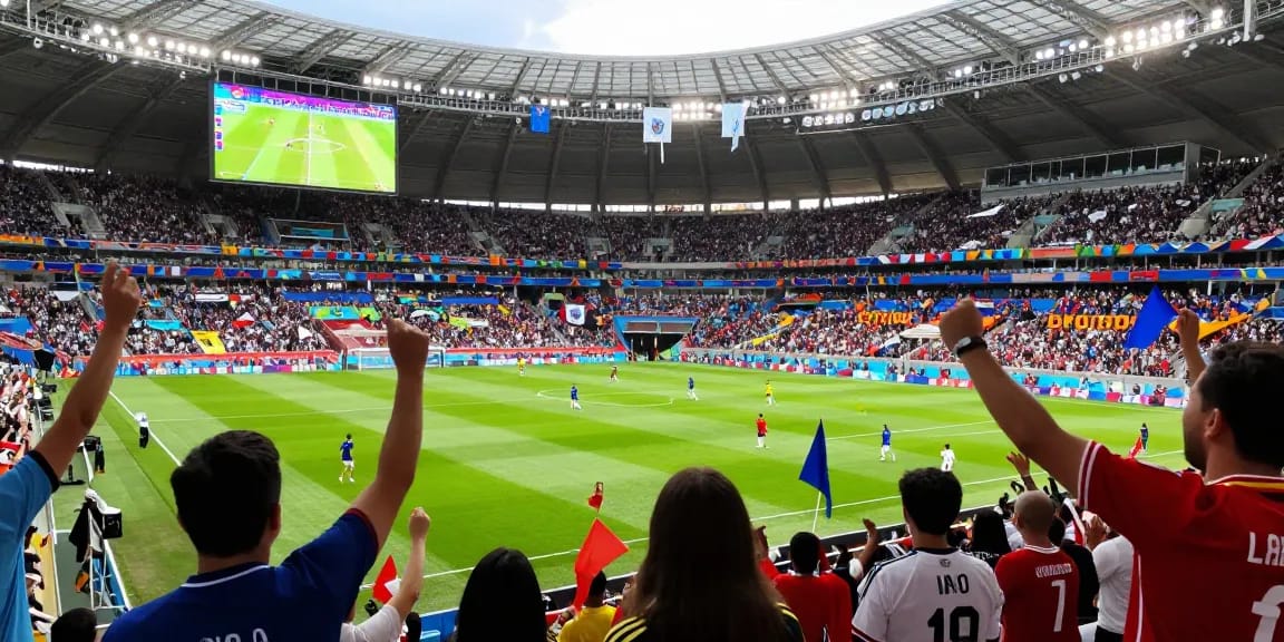 แฟนบอลชาวไทยเชียร์ทีมโปรดในฟุตบอลโลก 2026 แทงบอลโลกนัดชิง ที่สนามกีฬาใหญ่