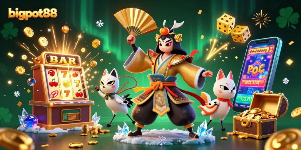 Rasakan keseruan bigpot88 dengan keceriaan mesin slot yang meluapakan koin dan cahaya!