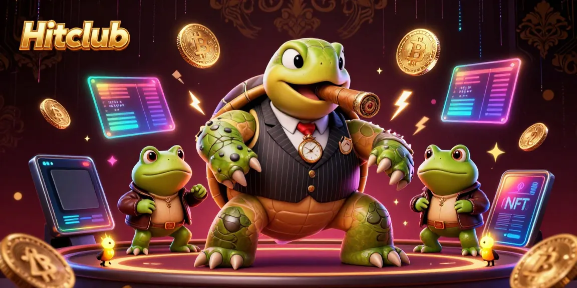 Experience the thrilling gameplay at Hitclub with a vibrant casino scene illustrated in 3D.