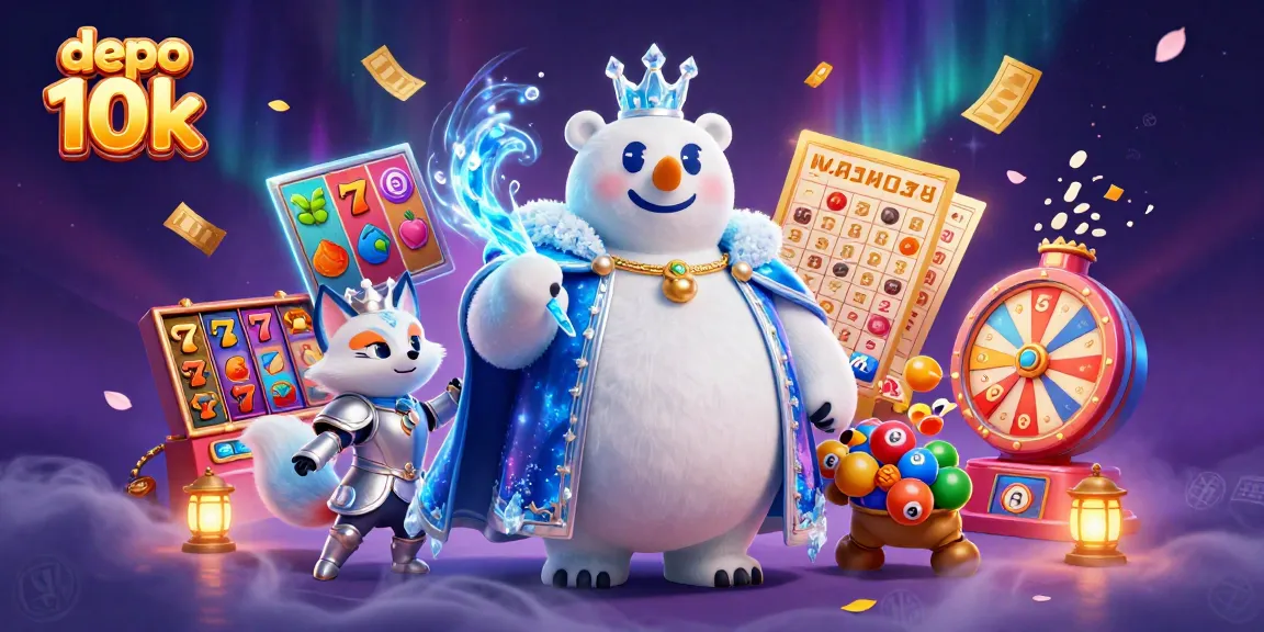 Experience high-energy slots and max wins with depo 10k featuring a vibrant, dynamic illustration.