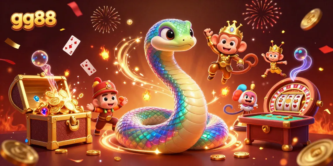 Engage in thrilling gameplay at gg88 with vibrant casino elements in a magical 3D scene.