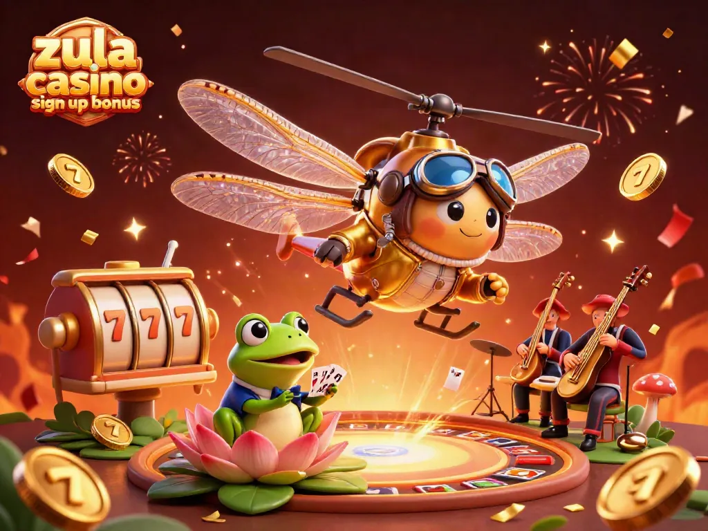 Play dynamic casino games at Zula Casino with the exciting sign-up bonus and vibrant visuals.