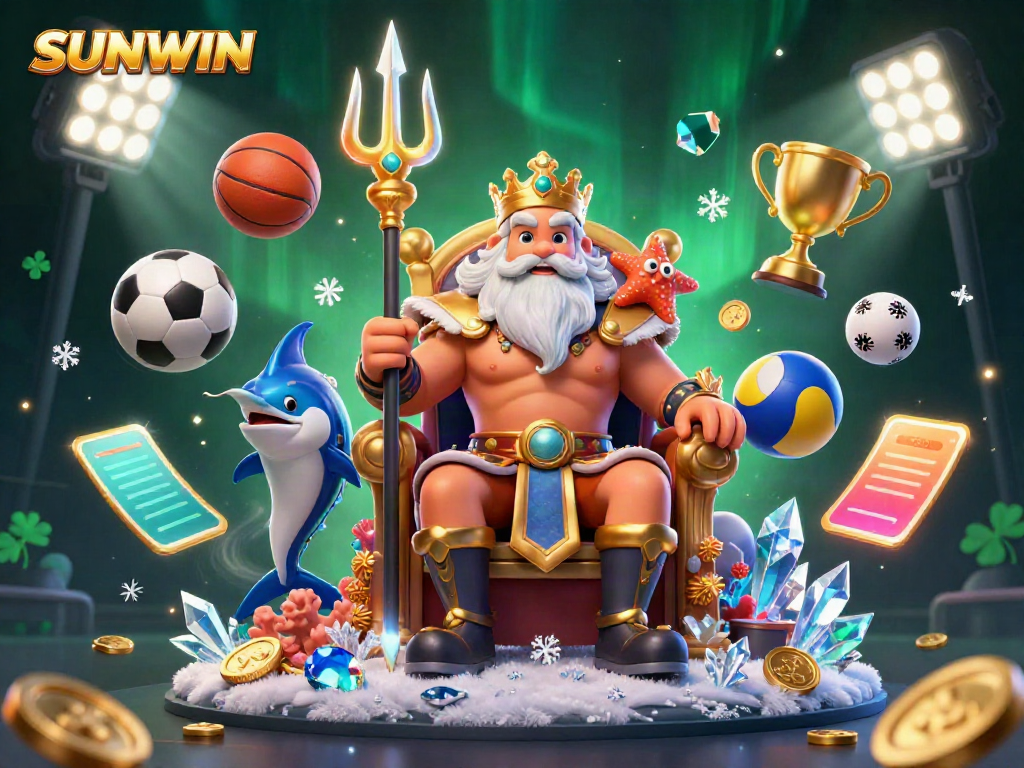Engage in thrilling action with SUNWIN's vibrant casino games featuring Neptune and dynamic sports elements.