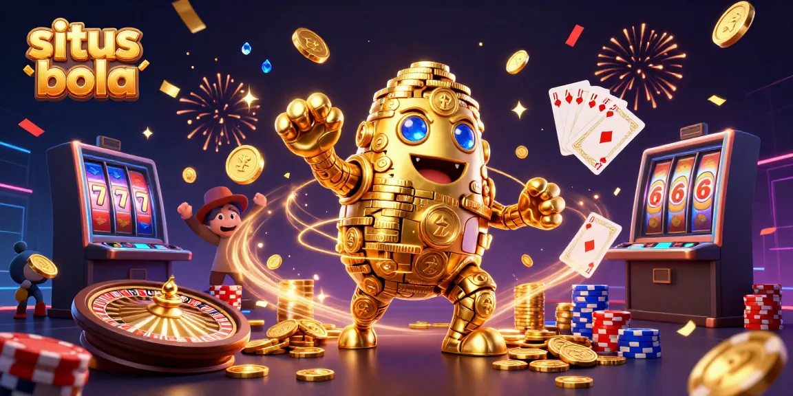 Experience exciting gameplay on situs bola with golden golems, exciting sports betting, and dynamic casino elements.