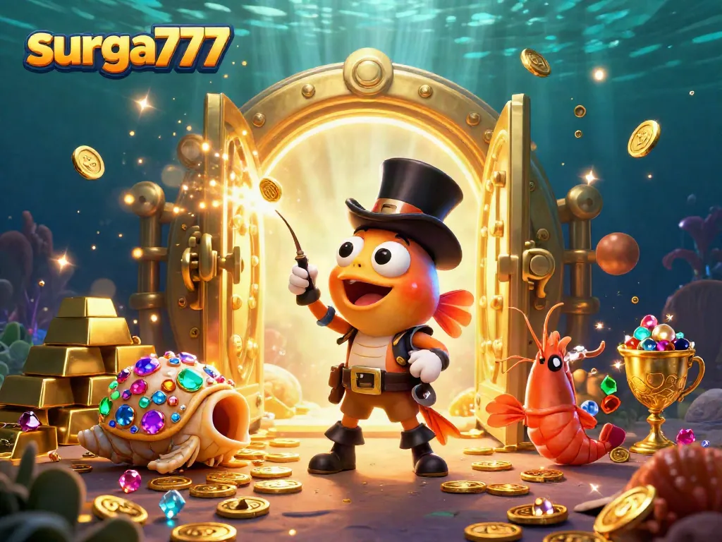 Experience the thrill of surga777 with slot adventures featuring glowing coins, treasures, and lively characters.