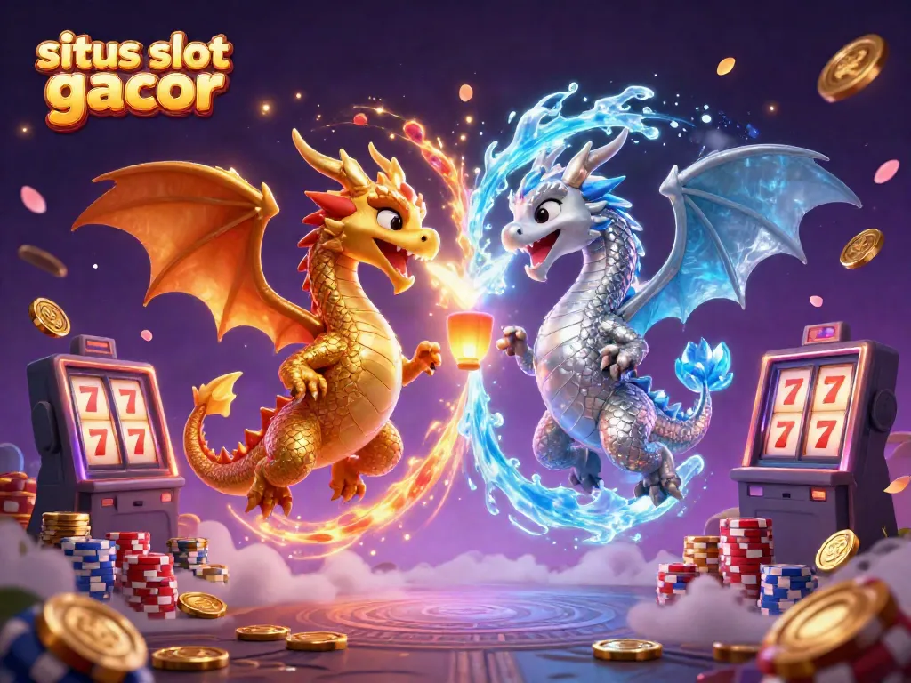 Menggandakan peluang menang di situs slot gacor melalui para naga 3D yang menyemarakkan suasana judi.