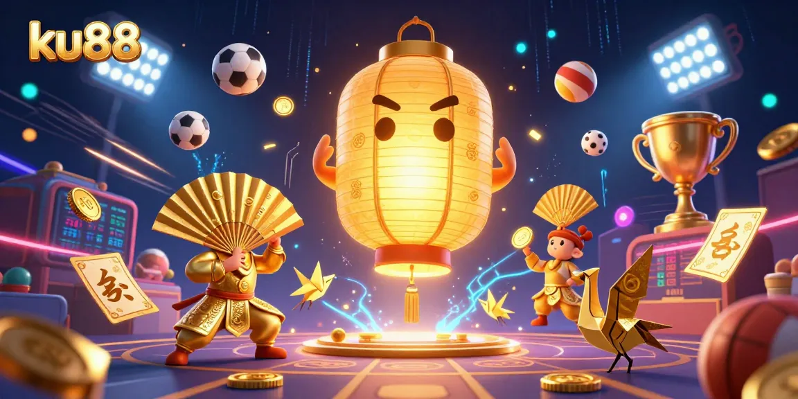 Experience the thrill of winning at ku88 with vibrant gaming elements and dazzling characters in a lively casino