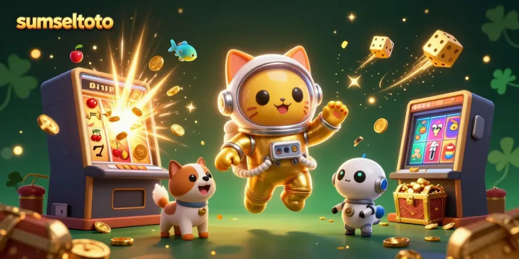 Experience thrilling wins with sumseltoto as colorful casino elements burst with excitement.